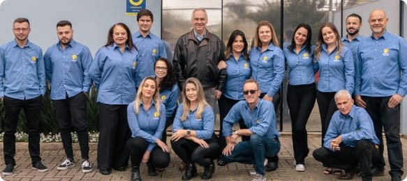 Equipe de trabalho da Imobiliária Hansel